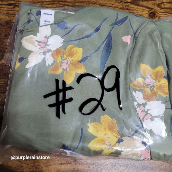 Old Navy Floral Sheath Dress L P Olive Gardencore Countrycore Fairycore Boho - Picture 12 of 12